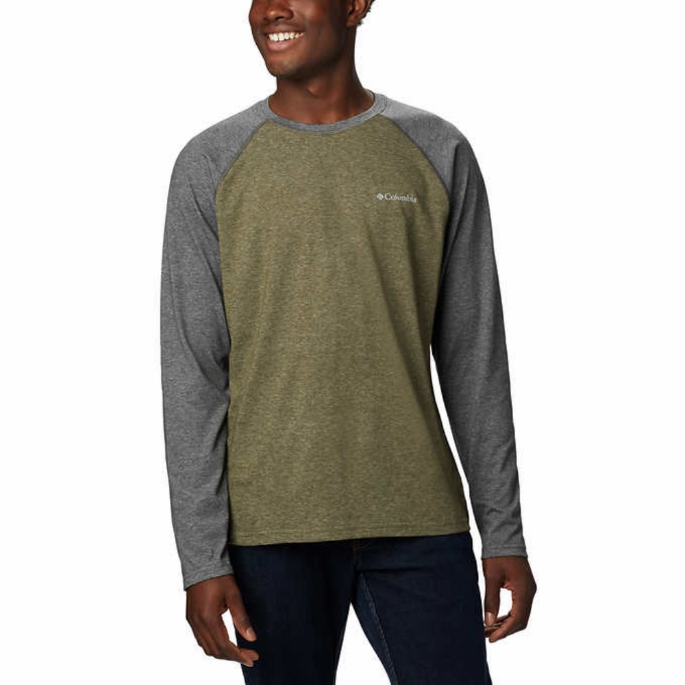 Columbia Men's Long Sleeve Raglan Tee